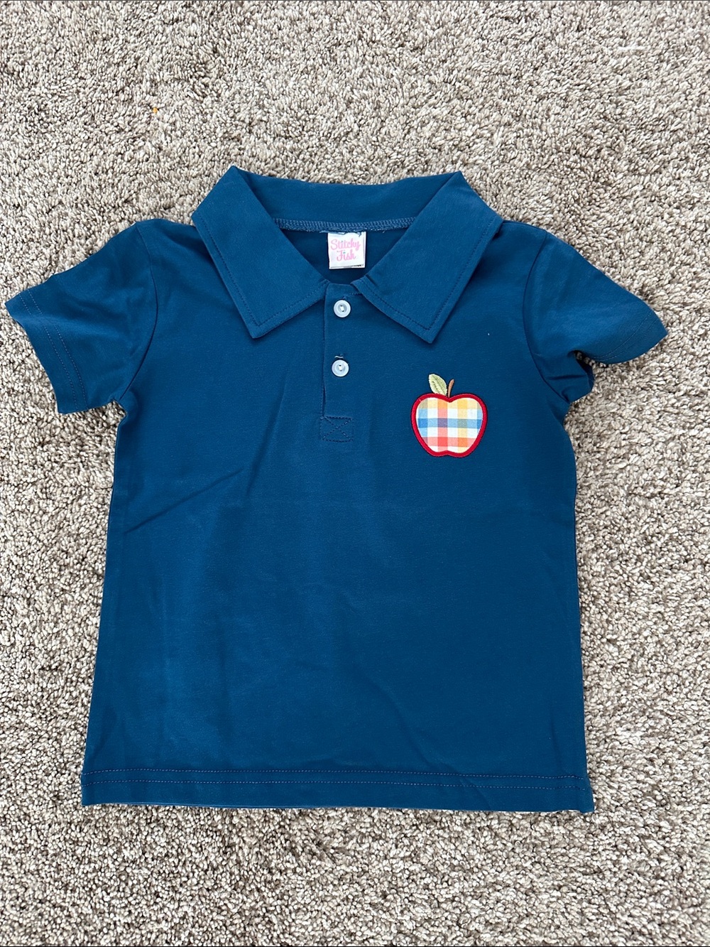 Stitchy Fish Boys Polo